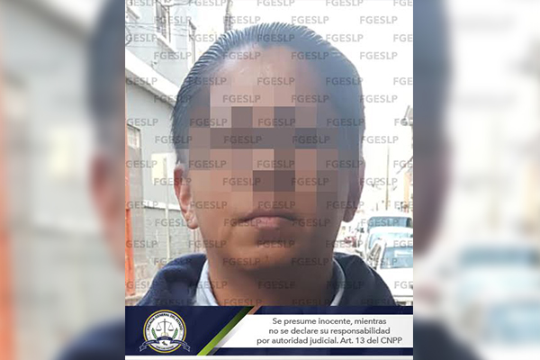 Captura fiscalía a hombre por presunta trata de personas y violación en SLP