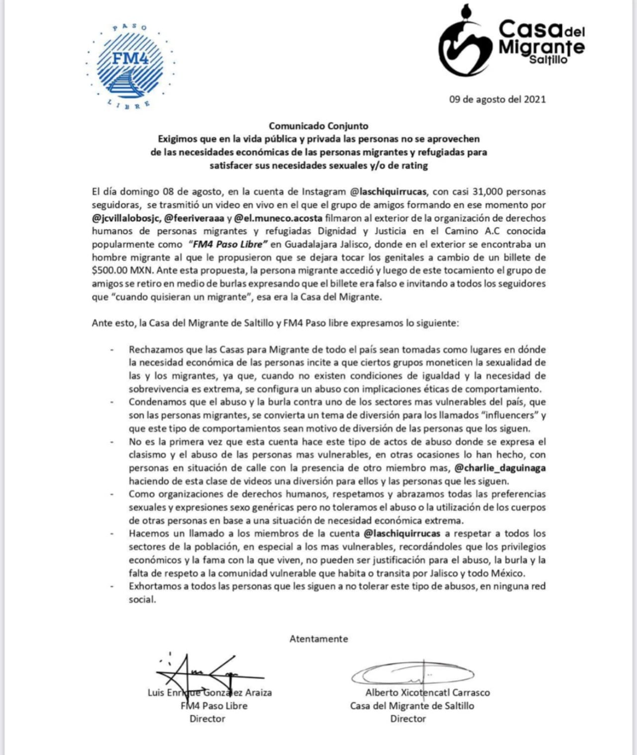 Comunicado