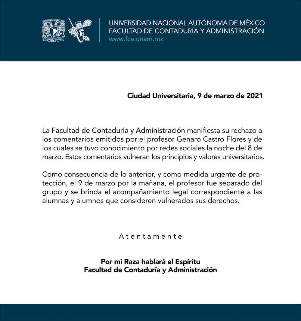 Comunicado