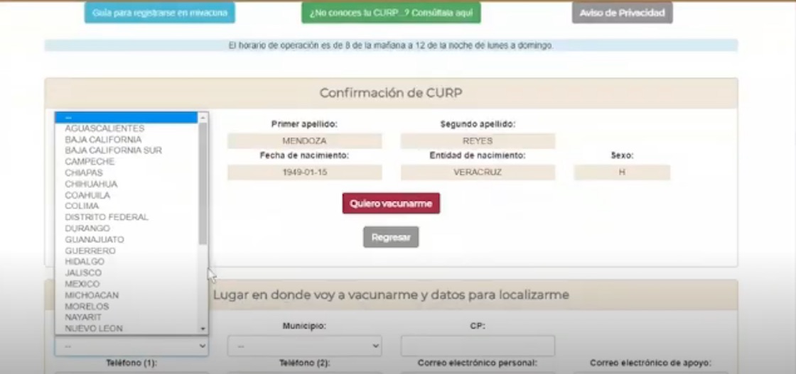 Sitio web